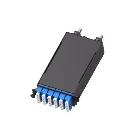 Cassette 12 LC Duplex MPO/MTP OS2 - Lienk - pour châssis MPO/MTP