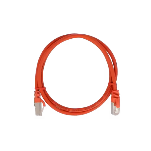 Cordon droit RJ45/RJ45 cat 6a - Lienk - F/UTP - LSZH - rouge - 2 m