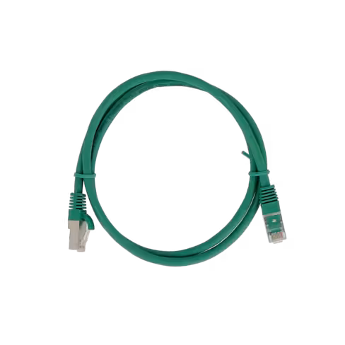 Cordon droit RJ45/RJ45 cat 6a - Lienk - F/UTP - LSZH - vert - 10 m