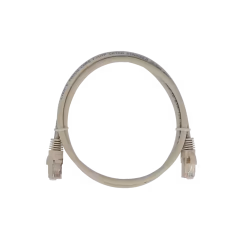 Cordon droit RJ45/RJ45 cat 6a - Lienk - F/UTP - LSZH - gris - 1 m