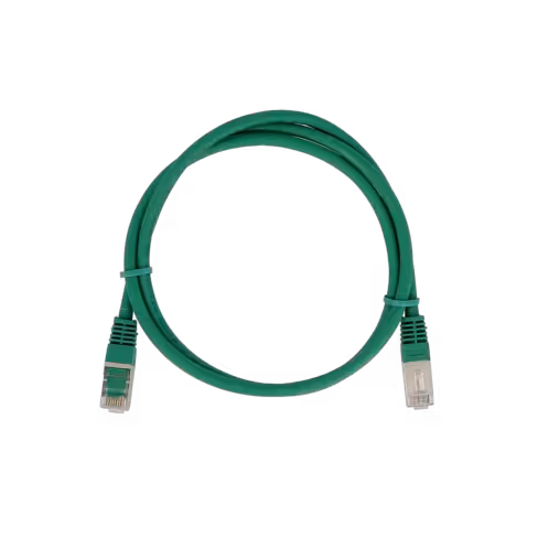 Cordon droit RJ45/RJ45 cat 6 - Lienk - F/UTP - LSZH - vert - 1 m
