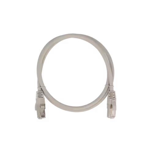 Cordon droit RJ45/RJ45 cat 6 - Lienk - F/UTP - LSZH - gris - 0,5 m