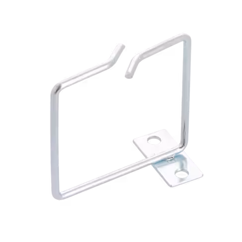 Anneau guide cordon 80 x 80 métal - Lienk - fixation gauche / sortie centrale