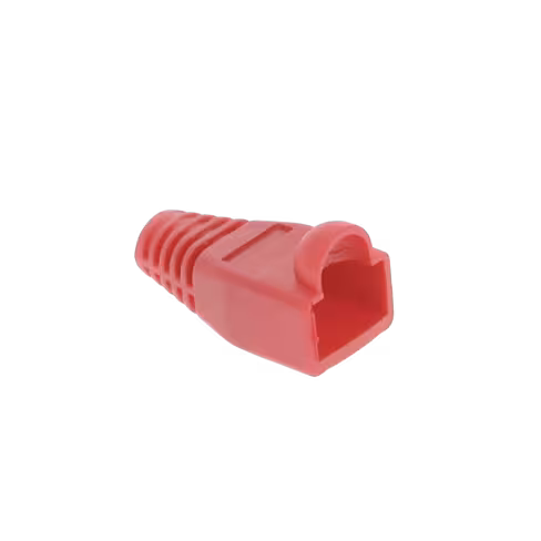 Manchon à bulle pour connecteur RJ45 - Lienk - rouge - lot de 50