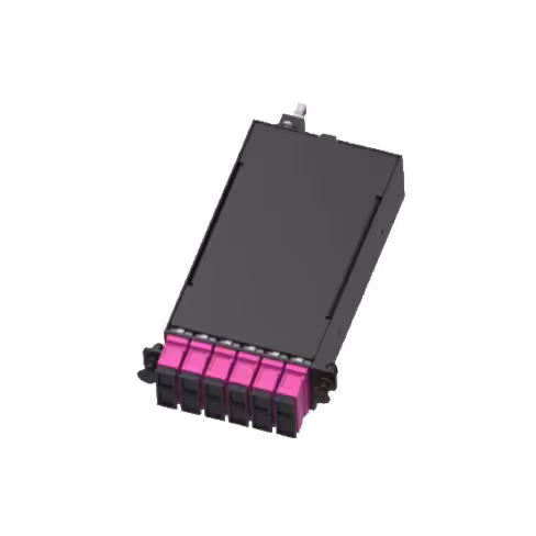 Cassette 12 SC Duplex MPO/MTP OM4 - Lienk - pour châssis MPO/MTP
