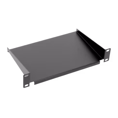 Plateau fixe 1U noir - Lienk - pour coffret 10''