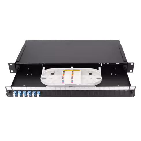 Tiroir optique monomode équipé - Lienk - 19'' - 6 LC duplex