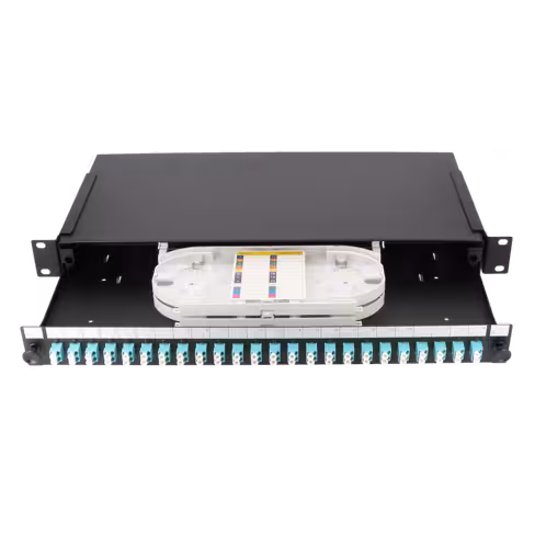 Tiroir optique multimode équipé - Lienk - 19'' - 24 LC duplex