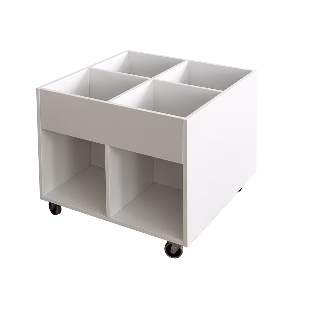 Bac à BD sur roulettes London et Lingo - enfant - 2 niveaux