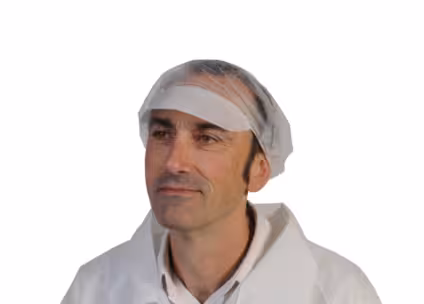 Charlotte à visière blanche - 1 sachet de 100