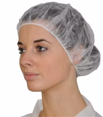 Charlotte PP ronde élastiquée ø 48 cm - blanc lot de 100