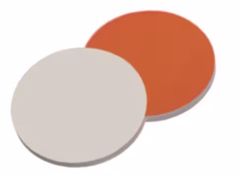 Septum caoutchouc rouge/PTFE 8 mm pour bouchon ND8, épaisseur 1 mml x 1000