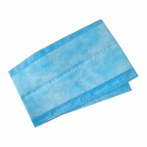 Bandeau de lavage jetable bleu - 42 x 12 cm - 1 carton de 240 pièces