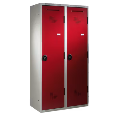 Vestiaire pour centre de secours 2 colonnes galvanisé l. 100 cm