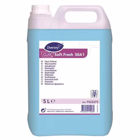 Assouplissant Clax soft fresh - carton de 2 x 5 l