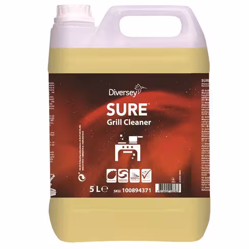 Nettoyant quotidien pour grill SURE Grill Cleaner - carton de 2 bidons de 5 l
