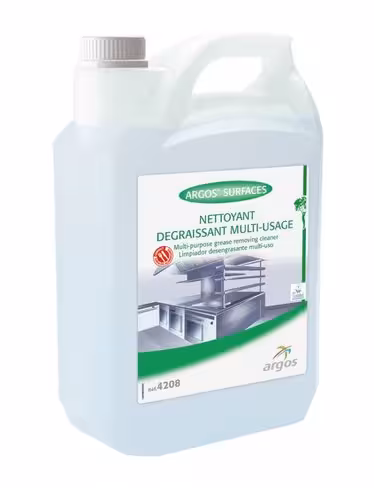 Nettoyant dégraissant multiusages sol et surfaces - Ecolabel - menthe eucalyptus - carton de 2 x 5 l