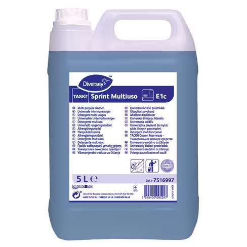 Nettoyant détachant vitres et surfaces Sprint Multiuso 1 carton de 2 bidons de 5 l