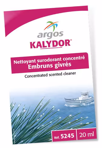 Détergent surodorant concentré Kalydor - parfum embruns givrés - carton de 250 doses de 20 ml