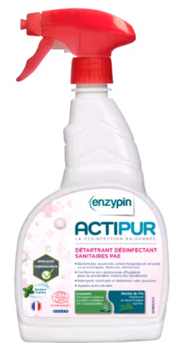 Détartrant désinfectant sanitaires Acti Pur PAE - Enzypin - carton de 6 x 750 ml