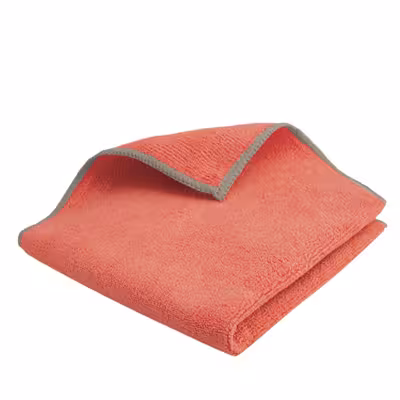 Lavette microfibre tricotée rose 40 x 38 cm - lot de 5