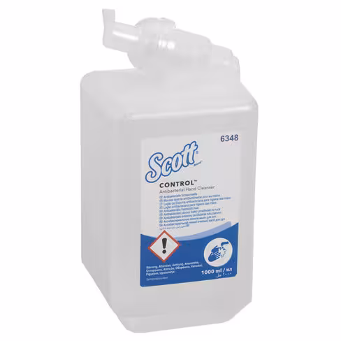 Mousse lavante antibactérienne Scott Control - carton de 6 x 1 l