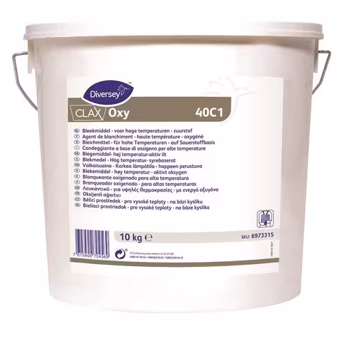 Additif de blanchiment oxygéné Clax Oxy - seau de 10 kg