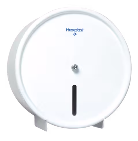 Distributeur de papier toilette Mini Jumbo PM 268 - acier époxy blanc