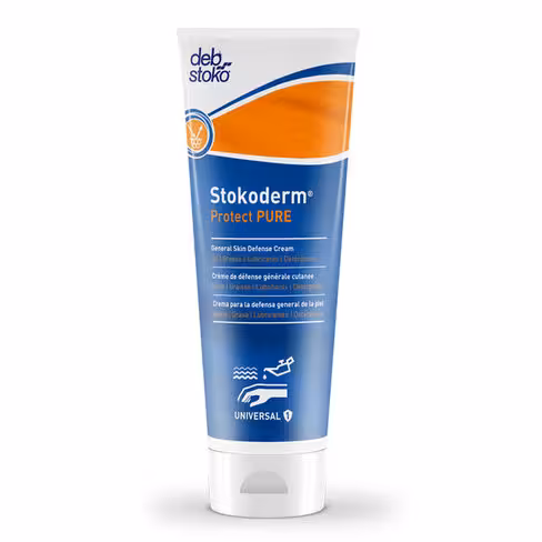 Crème de protection avant travail mains Stokoderm Protect Pure - carton de 12 x 100 ml