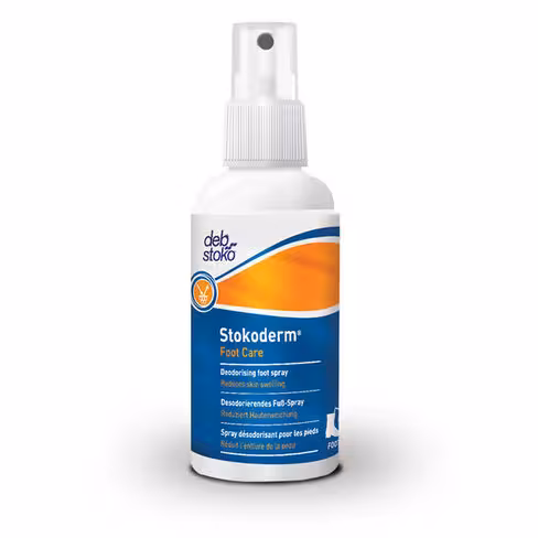 Spray de protection déodorant pieds Stokoderm Foot Care - carton de 25 spray de 100 ml
