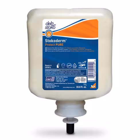 Creme de protection mains Stokoderm Protect PURE - carton de 6 x 1L