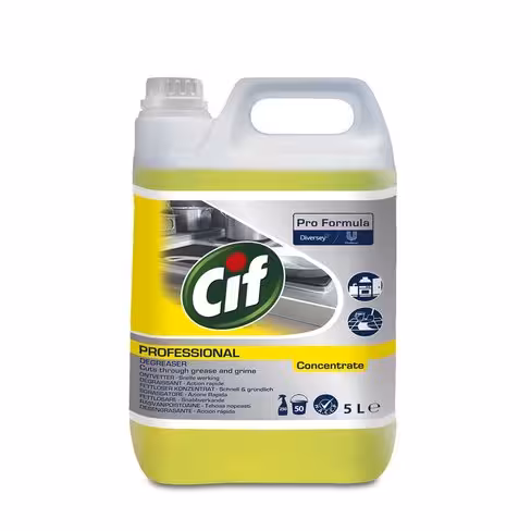 Dégraissant puissant concentré Cif - 2 bidons de 5 l
