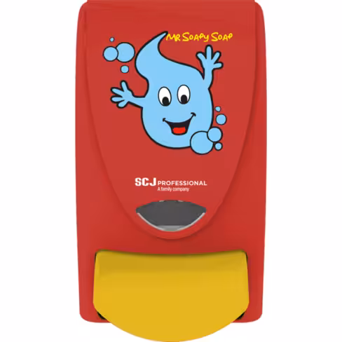 Distributeur de savon par bouton poussoir 1 l - ABS rouge - Deb Proline Soapy Soap