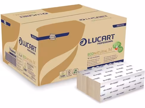 Essuie-mains pliés M havane - 1 carton de 15 paquets de 125 feuilles