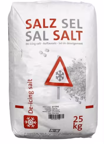 Sel de déneigement - 40 sacs de 25 kg