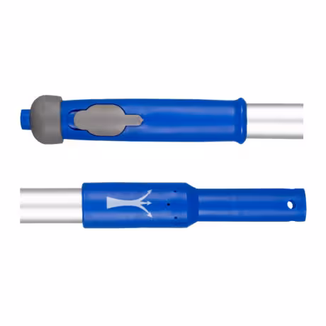 Manche à balai reservoir - alu et bleu