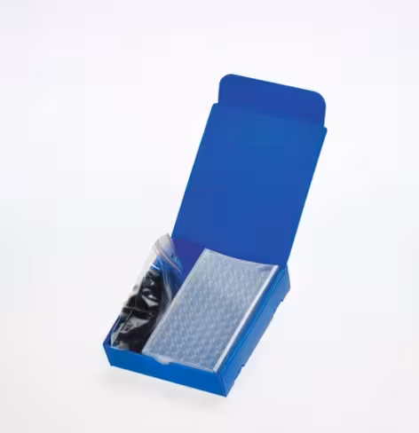 Kit 100 flacons certifiés HPLC/GC : Flacon à filetage court 1,5 ml, transparent, zone de marquage, joint sillicone/PTFE,
