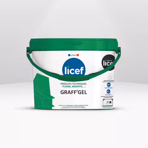 Décapant graffitis surfaces sensibles Graff'Gel - 1 seau de 4,5 kg