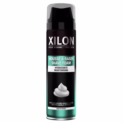 Mousse à raser Xilion - 12 aérosols de 200 ml