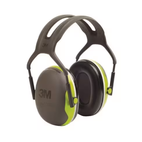 Casque antibruit - Peltor X4-A - 3M - SNR 33 db - vert Fluo