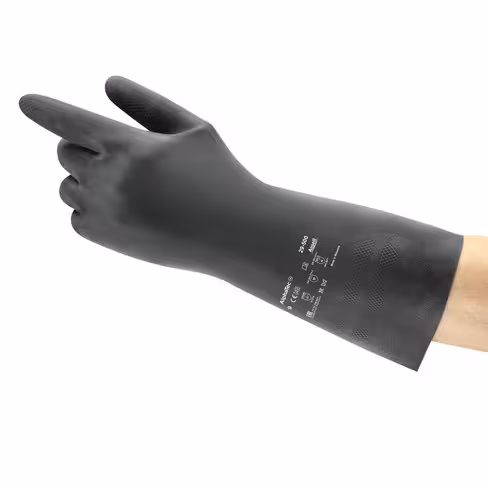 Gants de protection chimique - Neotop 29-500 - Ansell - néoprène et latex - taille 7 - lot de 12 paires