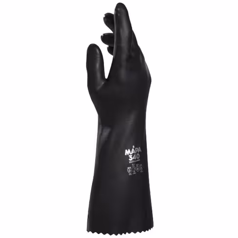 Gants de protection chimique - Neotex 340 - Mapa - néoprène et latex - taille 8/8,5 - lot de 5 paires