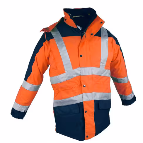 Parka haute visibilité 4 en 1 - Maelis - Codupal - gilet et manches amovibles - taille et coloris au choix