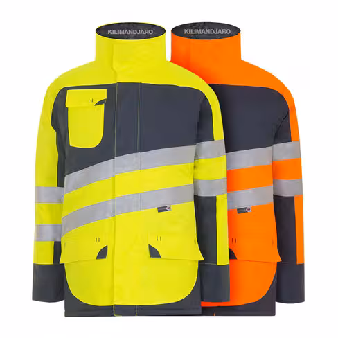 Parka haute visibilité - Kilimandjaro - T2S - doublure matelassée fixe- taille et coloris au choix