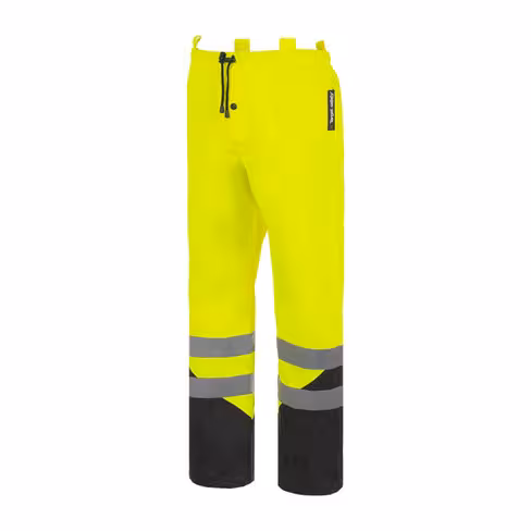 Pantalon de pluie haute visibilité - Speed - T2S - 185 g/m2 - orange fluo noir - taille XL