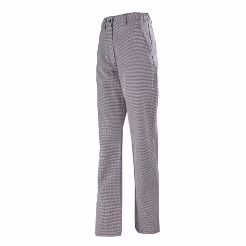 Pantalon de cuisinier classique femme - Helena - Cepovett - 100 % coton - 250 g/m2 - pied de poule - taille 48
