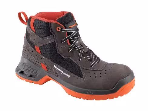 Chaussures de sécurité hautes - S1P HI CI - Squat Mid - mixte - Honeywell - noir/rouge