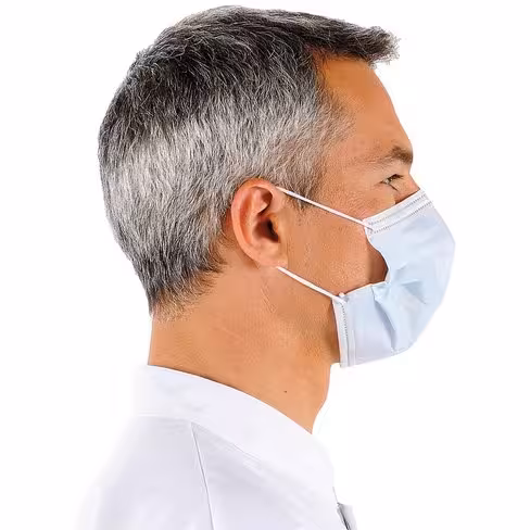 Masques SURGEOR 3 plis à élastiques, type 2, blancs x 50