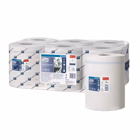 Essuie-mains en bobine - 2 Plis - 450 formats - Tork Reflex - 1 carton de 6 rouleaux