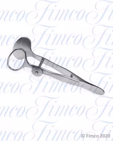 Pince à chalazion l. 90 mm largeur 26 mm